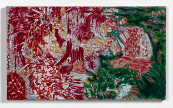 A descoberta de um estreito caminho Discovering a narrow path by Sophia Loeb contemporary artwork Painting