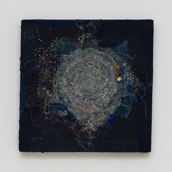 indigo 2 by Junko Oki contemporary artwork Sculpture