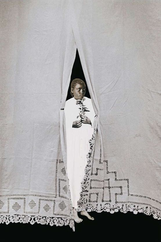 Who Knows Where The Time Goes by Tshepiso Moropa contemporary artwork Works on Paper