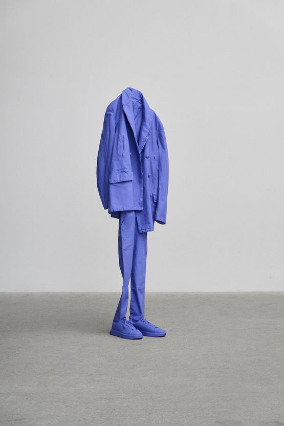 Still Blue Substitutes by Erwin Wurm contemporary artwork Painting