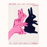 Before you can Entertain by David Shrigley contemporary artwork print