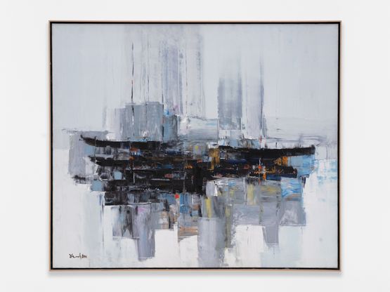 Untitled Harbor by Young-Il Ahn contemporary artwork Painting