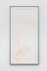 Copy of Ni Zans Pine Pavilion Mountain Scene by Cui Jie contemporary artwork works on paper