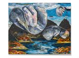 Atardecer by Ken Taylor Reynaga contemporary artwork painting works on paper