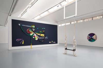 Rachel Eulena Williams Cascading Canvas Assemblages