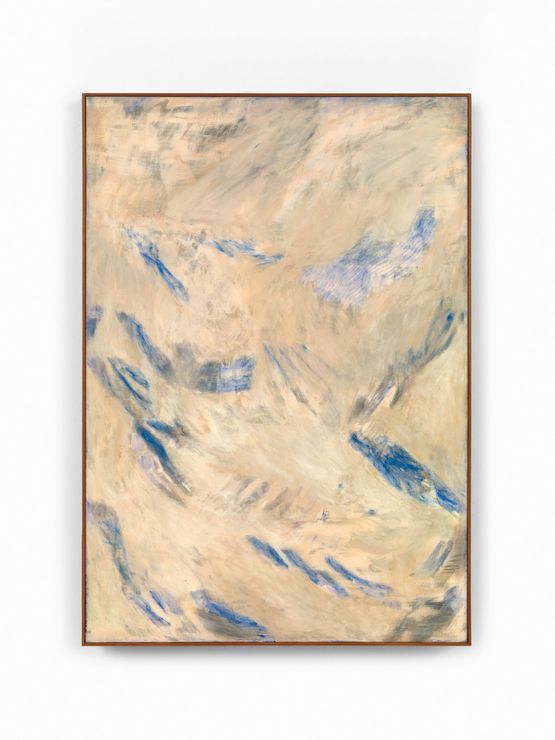 Light Blue in the Fields by Nuria Maria contemporary artwork Painting