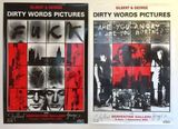 The Dirty Words Pictures x2 by Gilbert  George contemporary artwork print