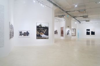 Contemporary art exhibition Group Exhibition Thinking Ink Improvisations on Cultural Criteria at Gajah Gallery Singapore