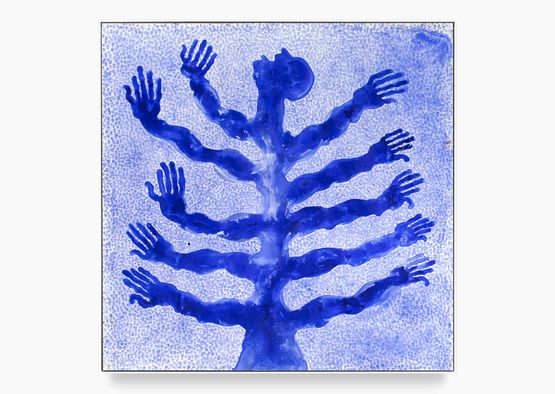 Tree-body Protecting the Universe by Barthelemy Toguo contemporary artwork Painting