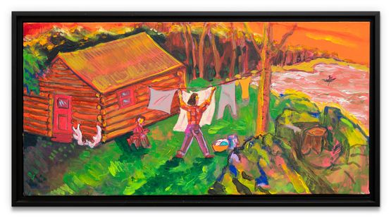 Untitled 10 by Archie Rand contemporary artwork Painting