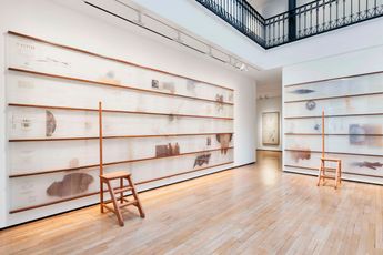 Contemporary art exhibition Jitish Kallat Point Of Incidence at Templon 28 Grenier Saint-Lazare Paris France