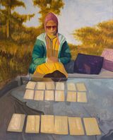 Ivas Spread by Fiza Khatri contemporary artwork painting works on paper
