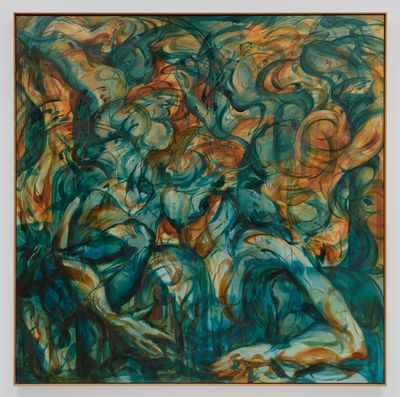 Julia Jos Paintings Unfold Boundless Energy at Charles Moffett