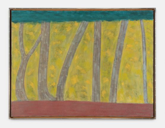 Tree Trunks by Milton Avery contemporary artwork Painting