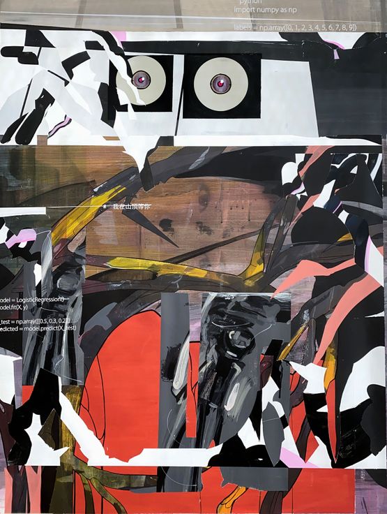 Hello World 20230224 by Zhong Wei contemporary artwork Painting