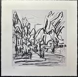 Mornington Terrace by Frank Auerbach contemporary artwork print