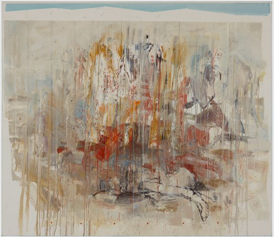 Quel che rimane by Cesare Lucchini contemporary artwork Painting
