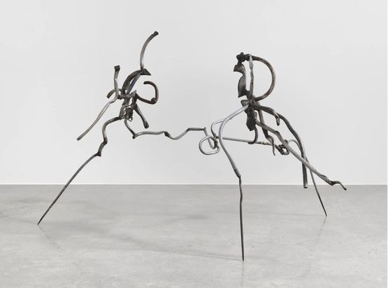 Opposed Linear Forms by Richard Hunt contemporary artwork Sculpture