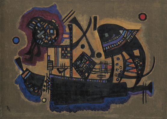 Geflecht Woven by Wassily Kandinsky contemporary artwork Painting