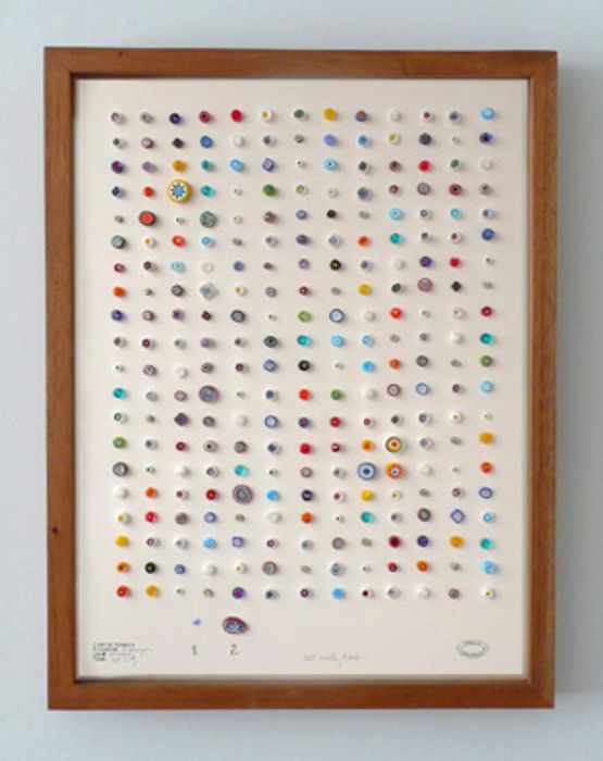 Milefiore by Alberto Baraya contemporary artwork Mixed Media