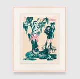 Bleiben oder Gehen by Rosa Loy contemporary artwork painting print