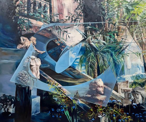 The Gardener of Time by Jihyun Lee contemporary artwork Painting