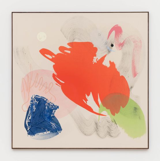 Janus Warning by Sigrid Sandstrom contemporary artwork Painting