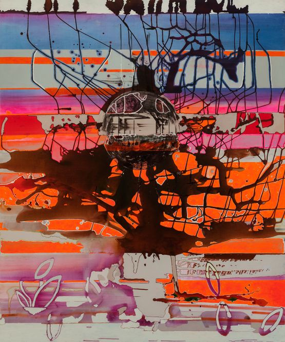 pacman by Rebekka Steiger contemporary artwork Painting