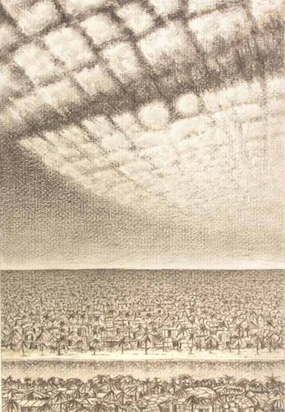 Separated to Unite by Jyothi Basu contemporary artwork Drawing