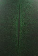 Hijau Lucio Fontana series no.8 by Rudi Mantofani contemporary artwork painting