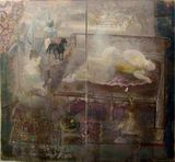 Spring Musing -VI Diptych by Leng Hong contemporary artwork painting
