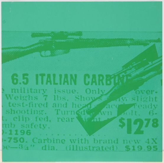 Untitled - plate VI from Flash - November 23 1963 by Andy Warhol contemporary artwork Works on Paper
