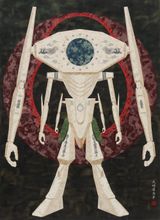 Robot Six-Hand Myouou by Tenmyouya Hisashi contemporary artwork painting