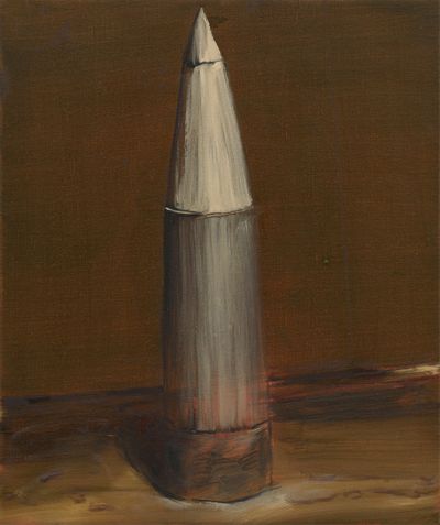Prada Dons Michael Borremans Satin Cones in Shanghai