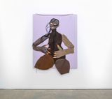 THE AURA ON HER by Anya Paintsil contemporary artwork painting textile