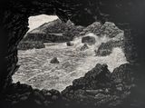 Cave on Ocean Waves by Maryanto contemporary artwork mixed media