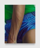 Untitled blue shorts by Ricardo Fumanal contemporary artwork painting