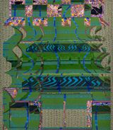 Emotionally Present by LoVid contemporary artwork painting print textile