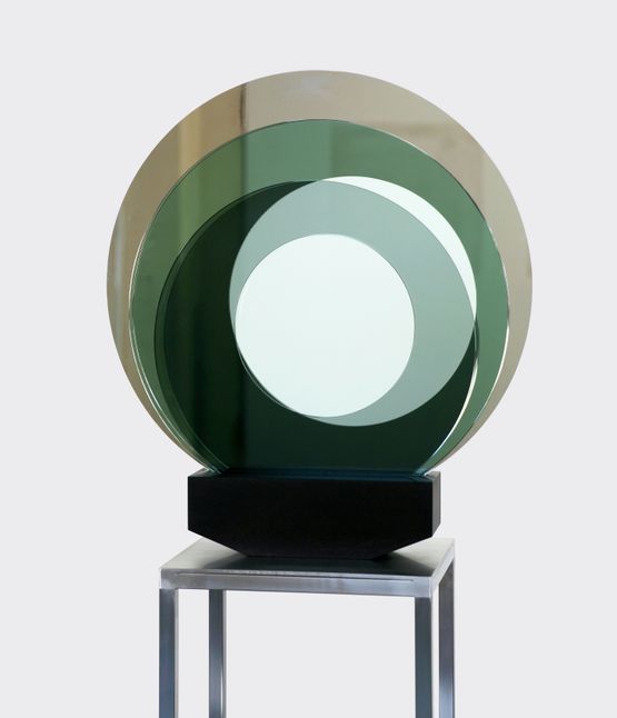Untitled grey green by Consuelo Cavaniglia contemporary artwork Sculpture