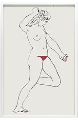 Theseus Fighting The Minotaur by Zoulikha Bouabdellah contemporary artwork works on paper