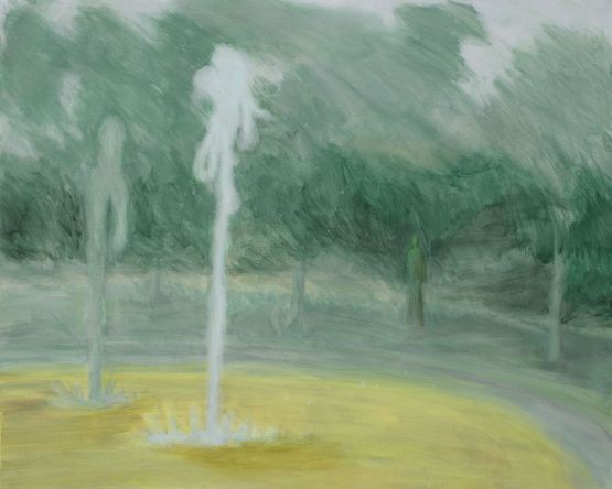 Fountain - BJ010 by Anna Ngan Leong Cheung contemporary artwork Painting