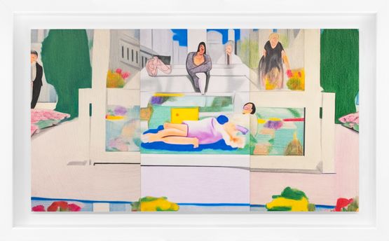 Home From Home Art Survivors 1 RAW by Mak2 contemporary artwork Works on Paper