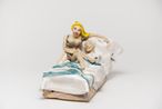 Anna Nicole Smith 2 Patron saint of strippers by Ioana Maria Sisea contemporary artwork Sculpture