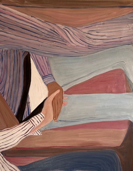 Hold me tighter by Amit Berman contemporary artwork Painting