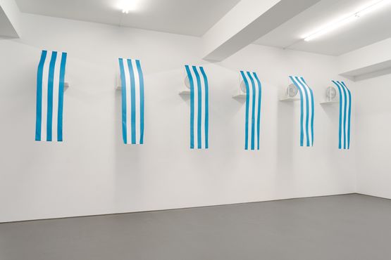 Westwind - travail situe by Daniel Buren contemporary artwork Sculpture