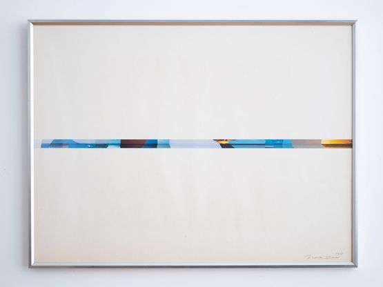 Horizontal Line No.16  No.16 by Norio Imai contemporary artwork Works on Paper