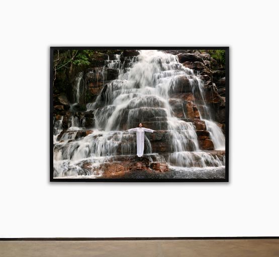 Places of Power Waterfall by Marina Abramovic contemporary artwork Print