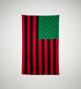 African American Flag by David Hammons contemporary artwork mixed media