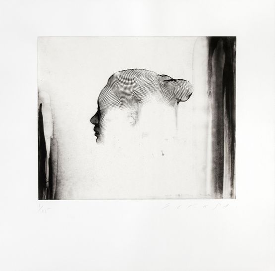 Rui Ruis dream by Jaume Plensa contemporary artwork Print