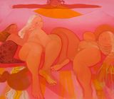 La Pelegrina by Sofia Mitsola contemporary artwork painting works on paper